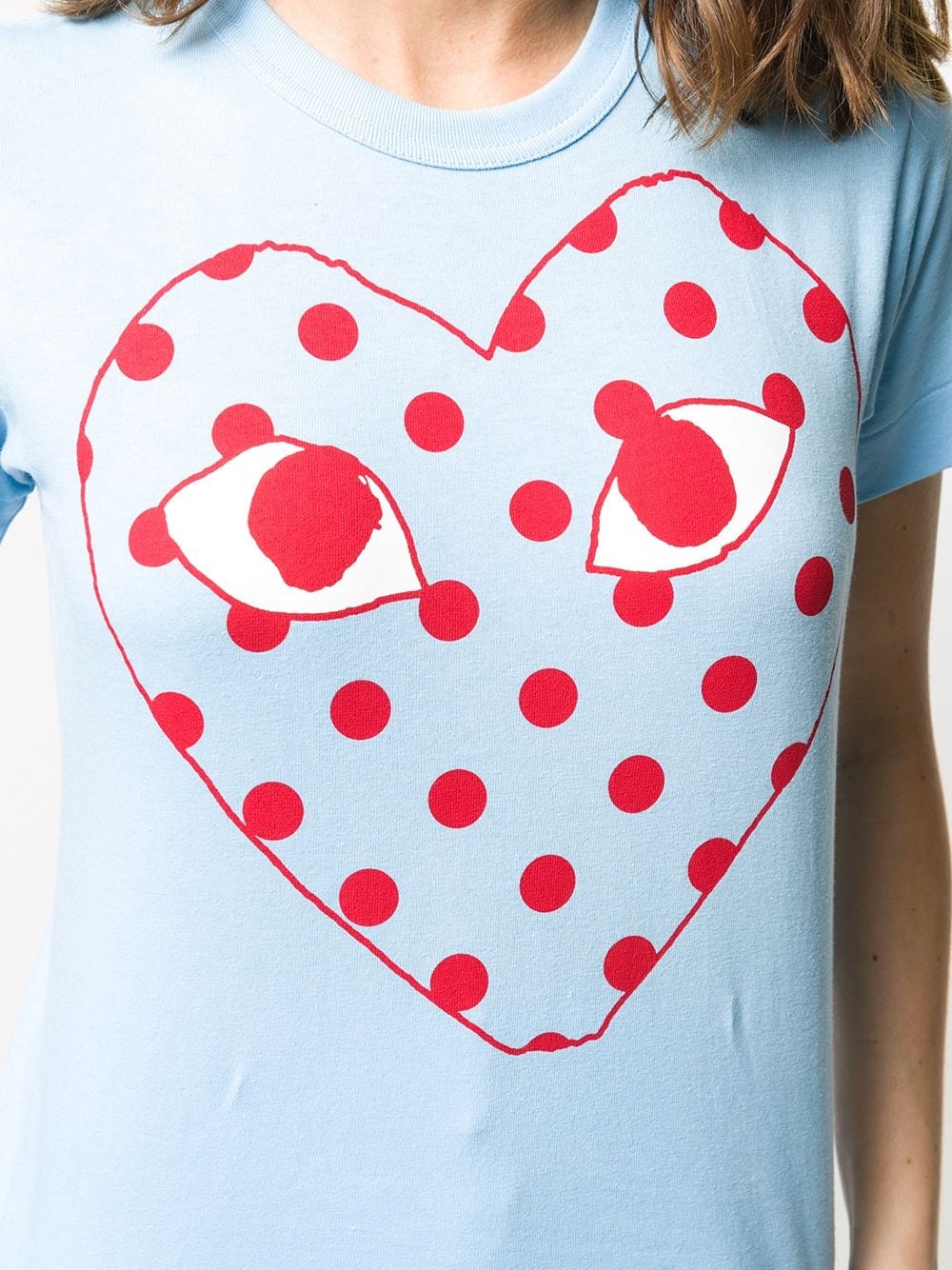 polka-dot logo T-shirt - 5