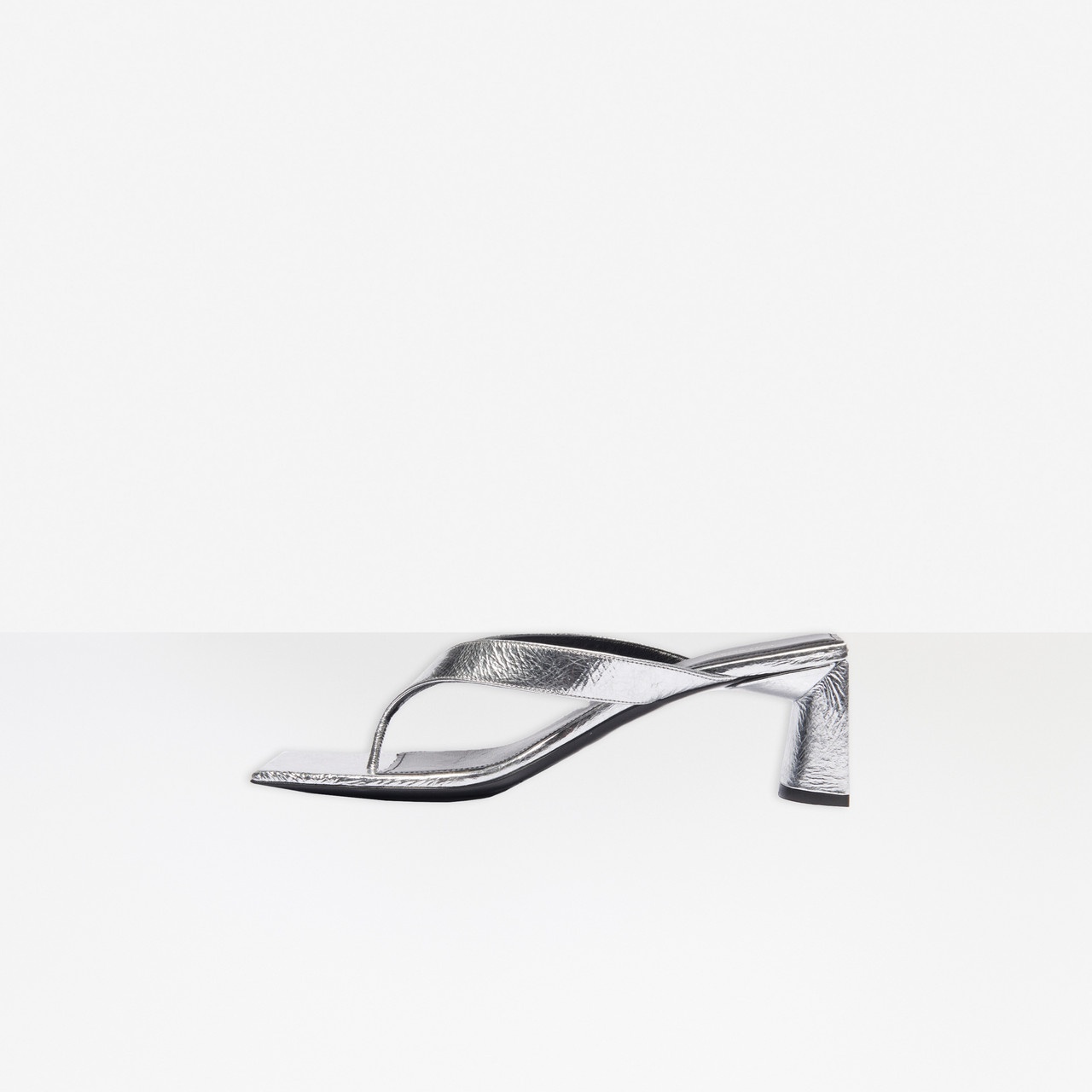 Double Square 60mm Open Back Sandal - 5