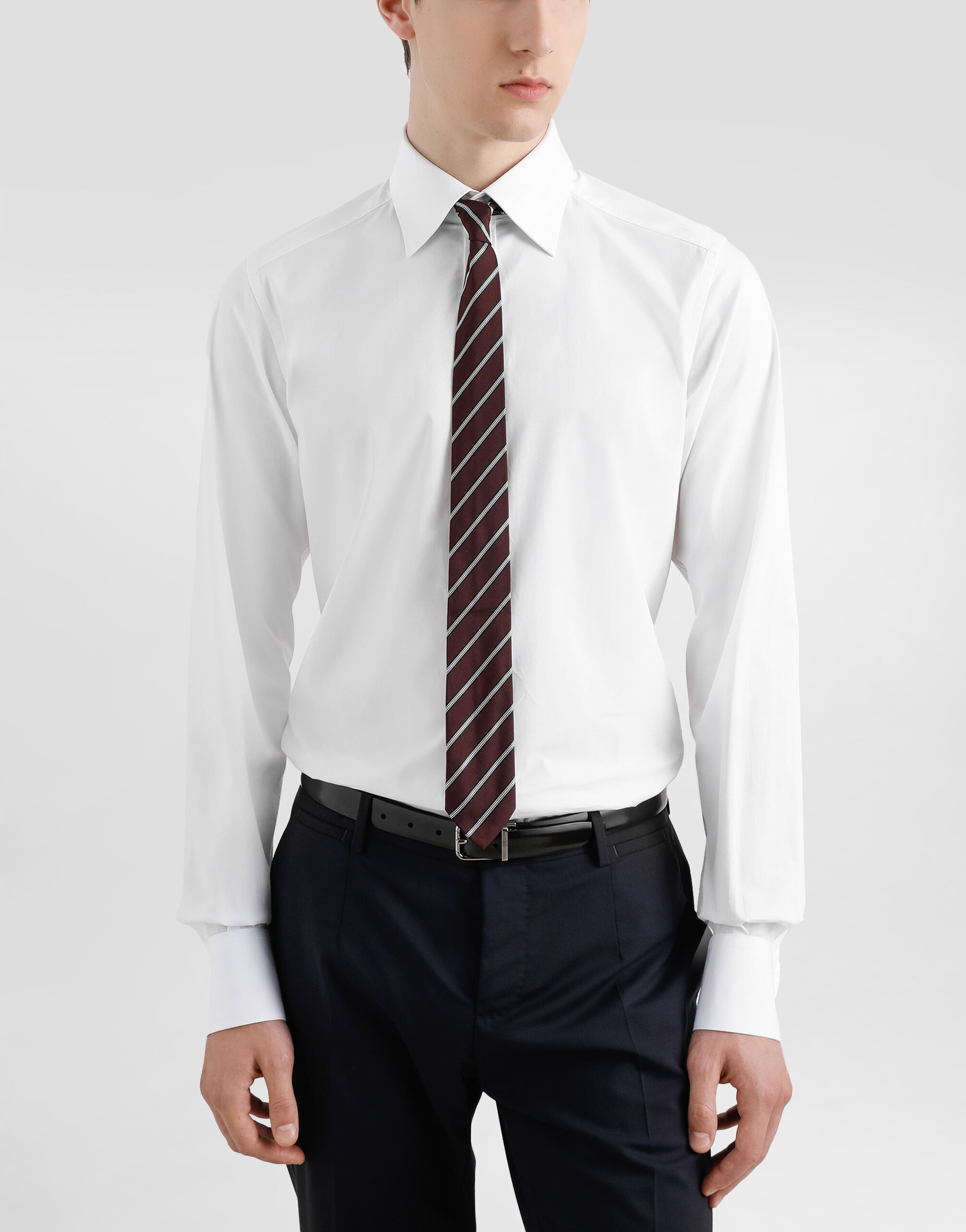 Micro-design jacquard Martini tie - 2