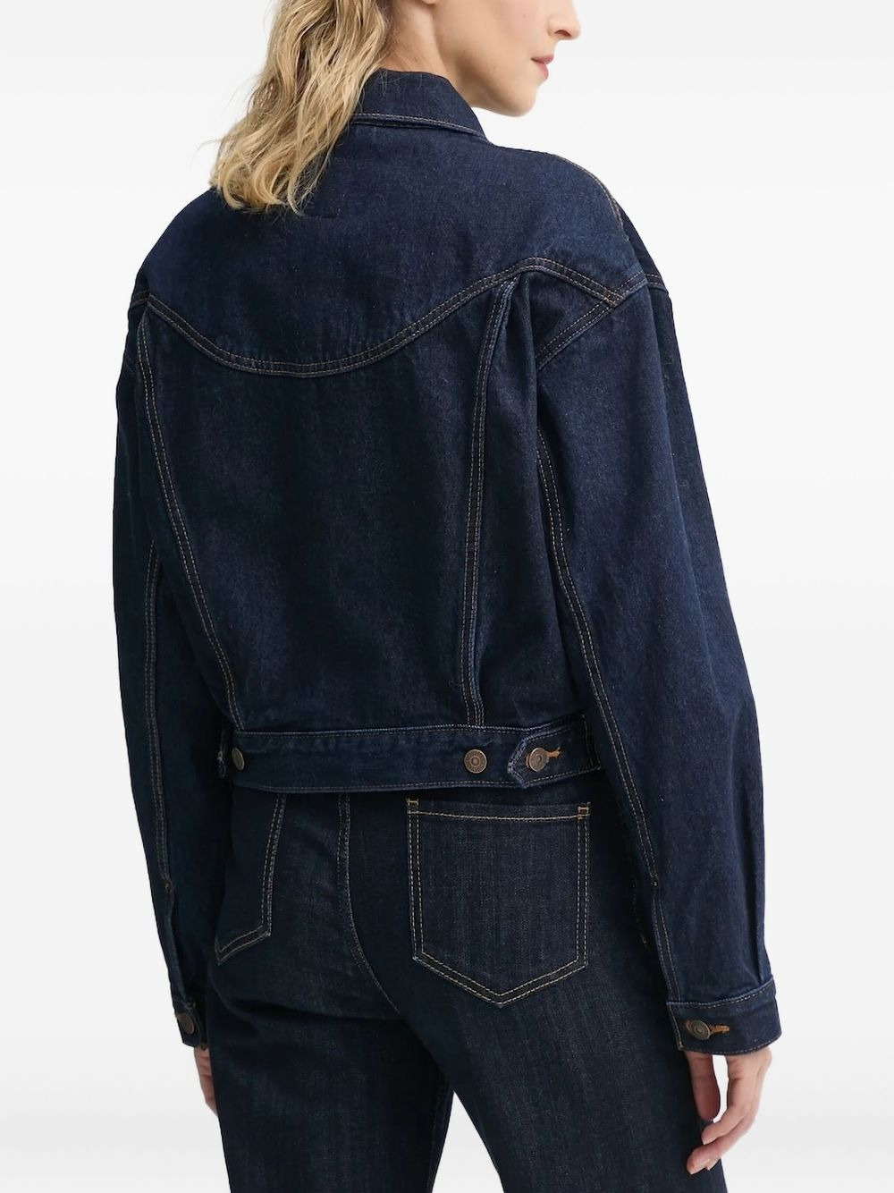 cotton denim jacket - 2