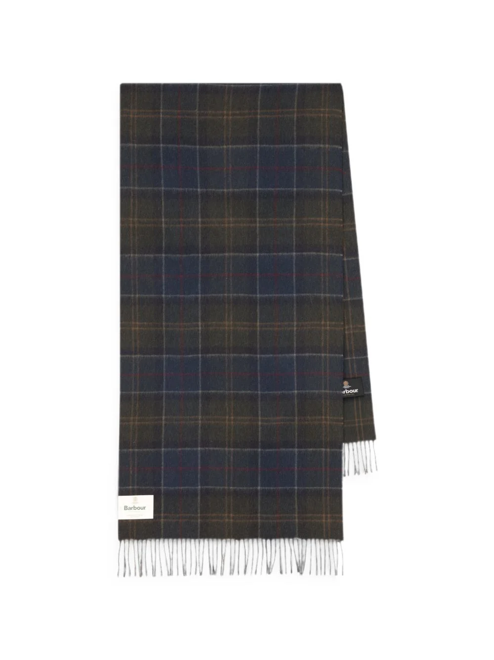 Shadow Classic Tartan fringed scarf - 1