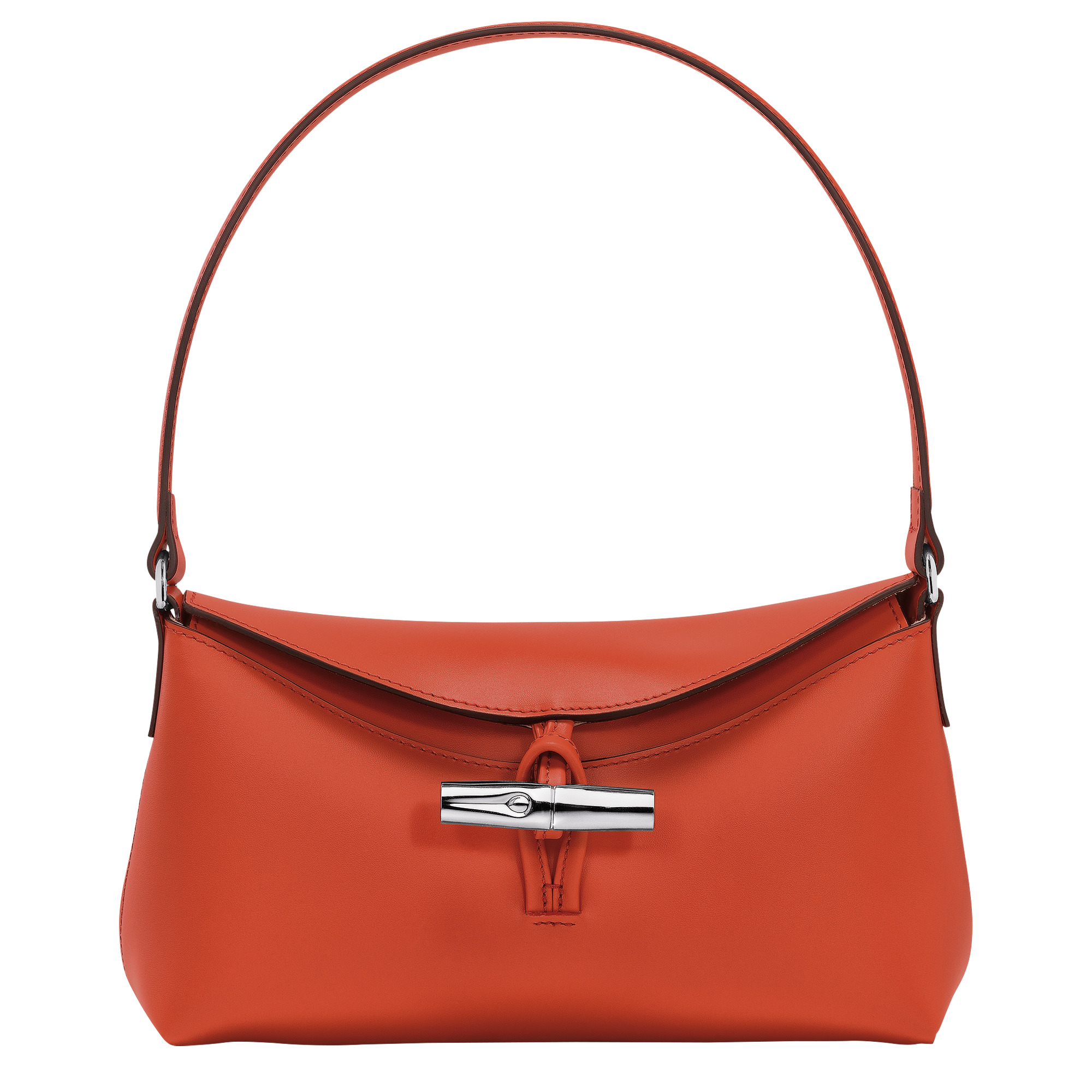 Le Roseau S Hobo bag Paprika - Leather - 1