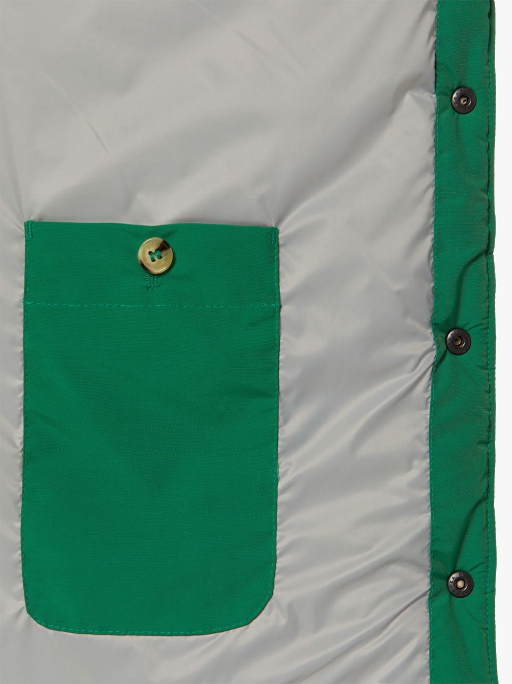 OSAKA BRIGHT GREEN RAIN SYSTEM WOOL & NYLON BLEND GILET | GQF-304 - 6
