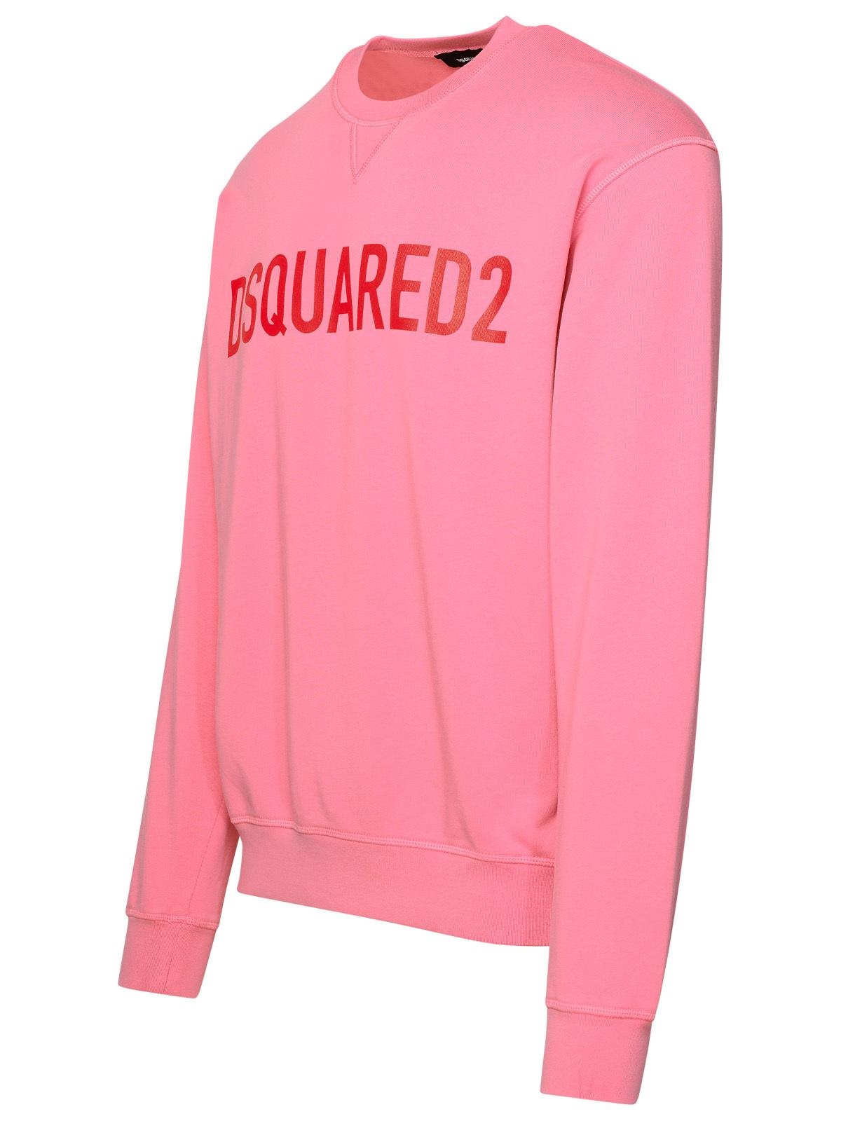 Dsquared2 Pink Cotton Sweatshirt - 2