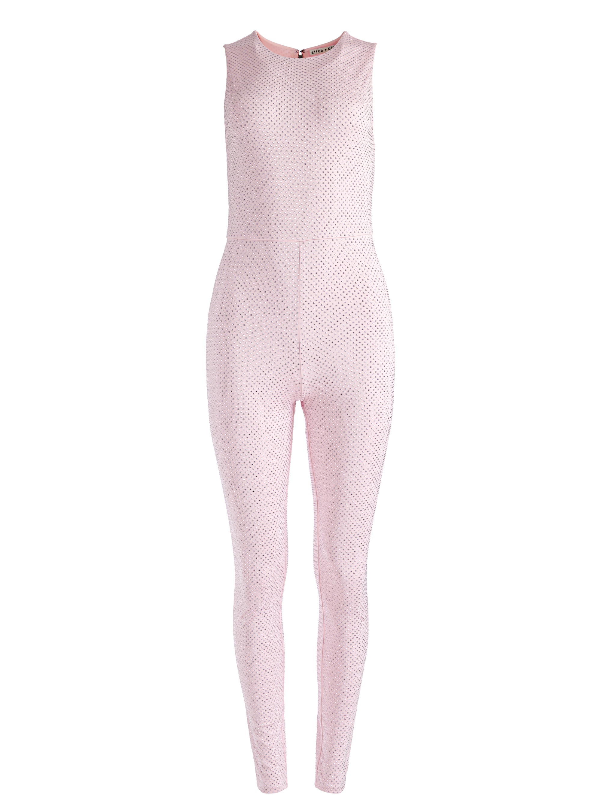 FREDDIE CREWNECK EMBELLISHED CATSUIT - 1
