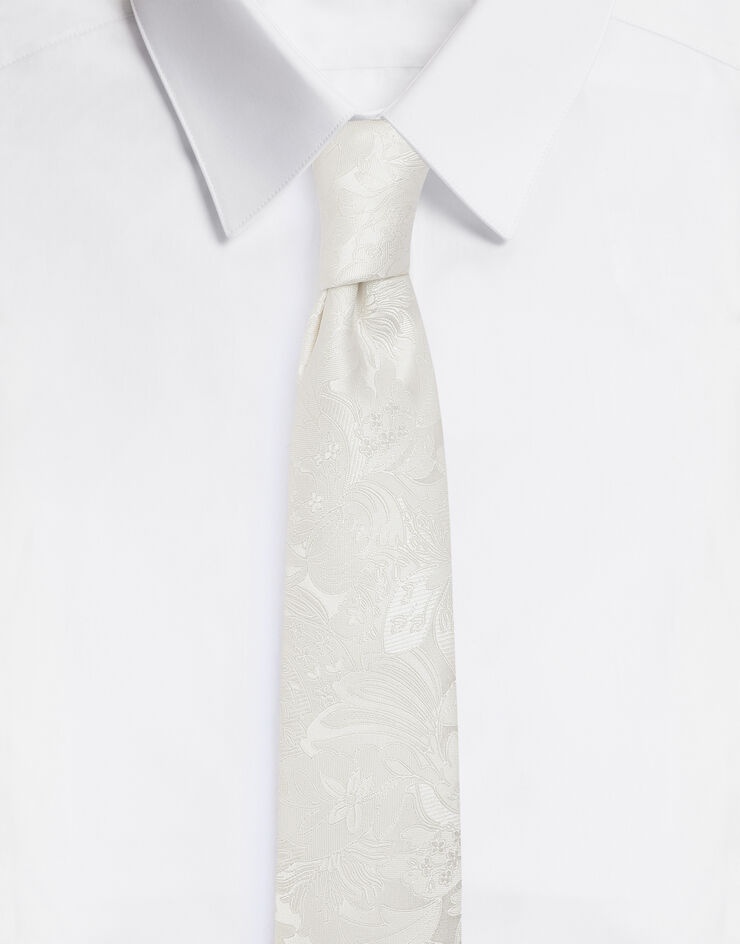 6-cm silk jacquard blade tie - 1