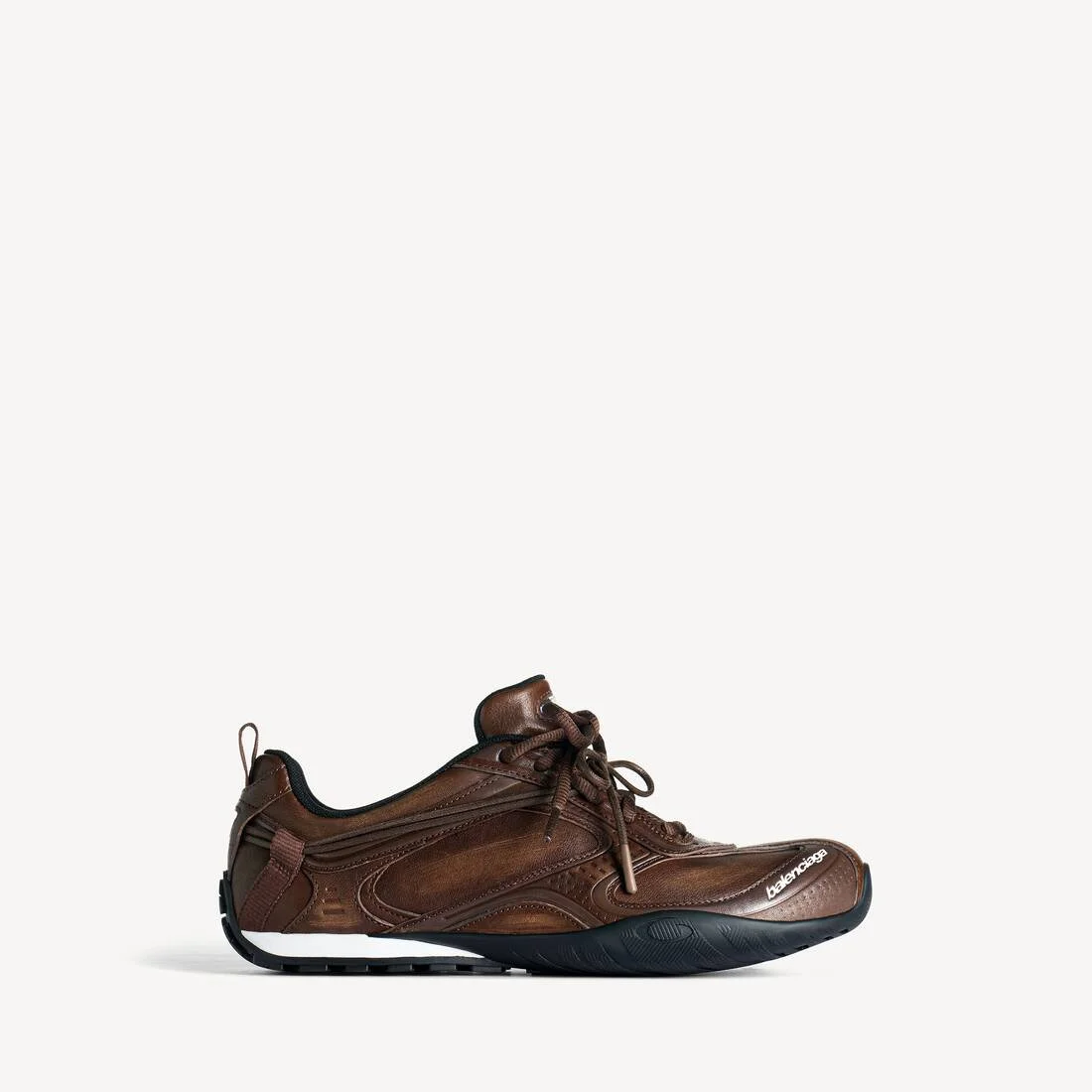 Women's Radar Leather Sneaker in Brown/black - 1