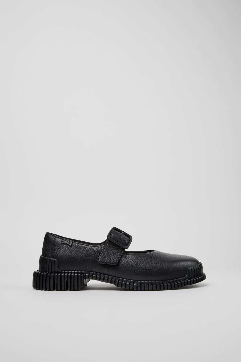 Pix Black Leather Shoes for Women. - 1