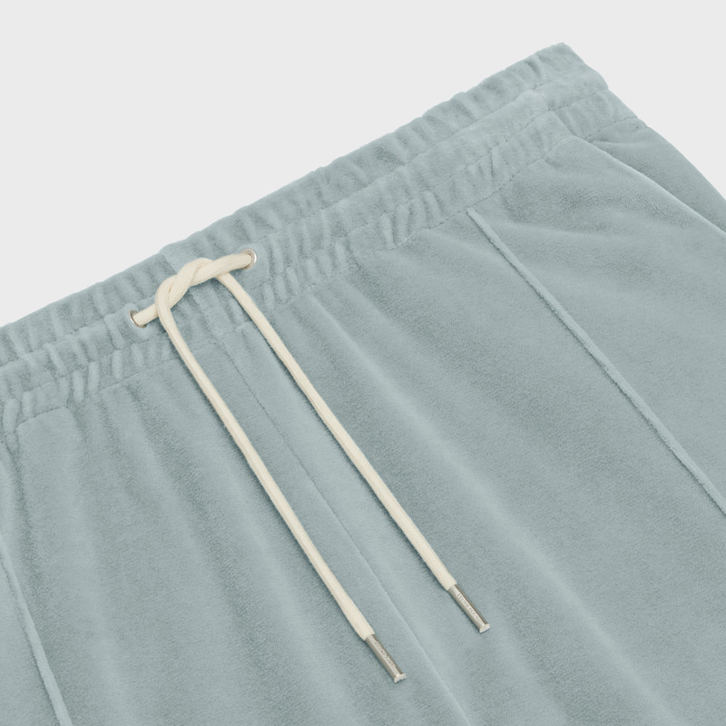 TRIOMPHE FLARED TRACK PANTS IN VELVET JERSEY 3