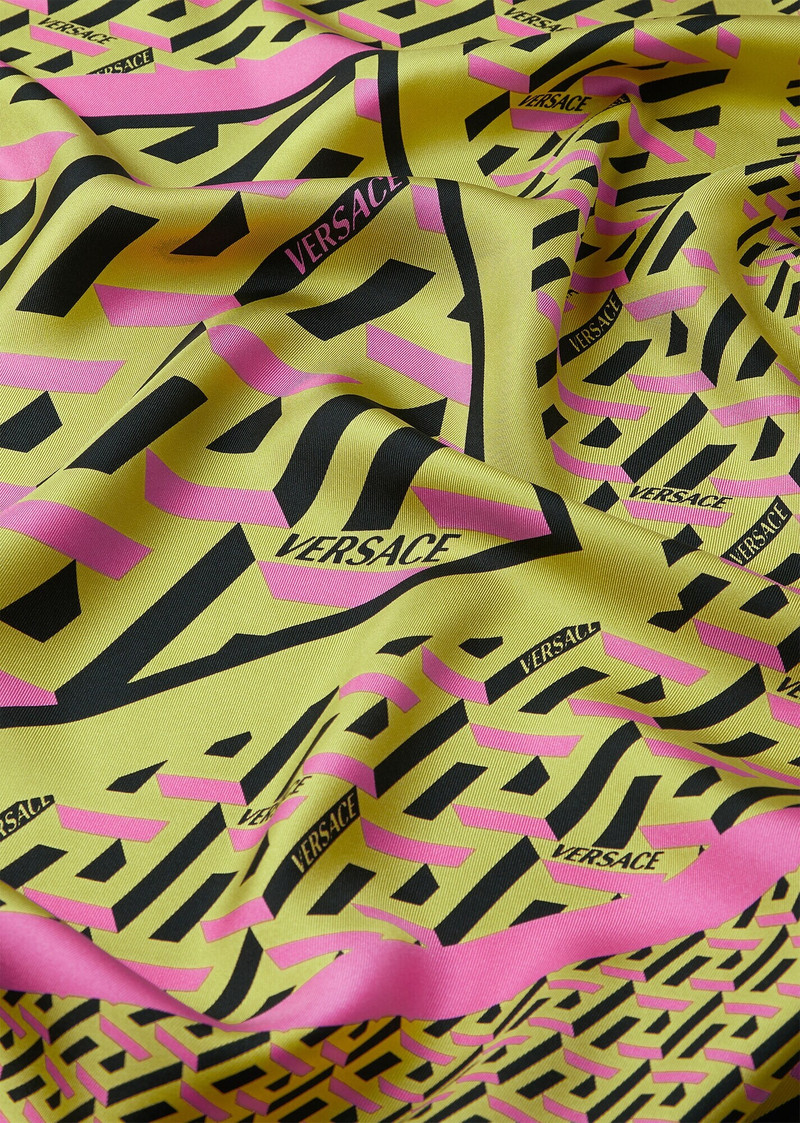 VERSACE La Greca Silk Foulard outlook