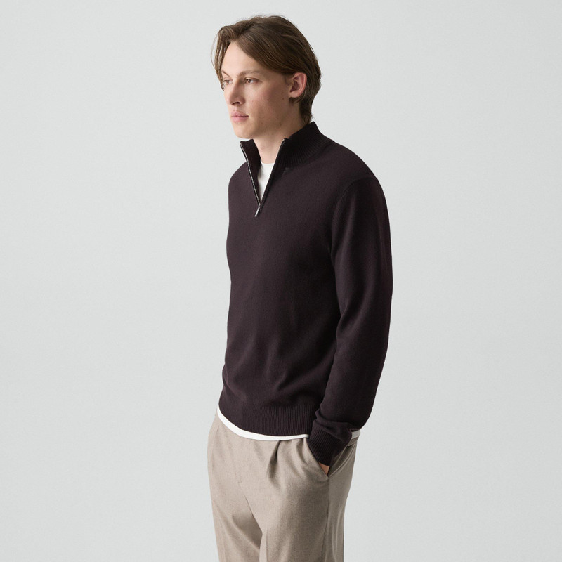 Hilles Quarter-Zip Sweater in Cashmere 3