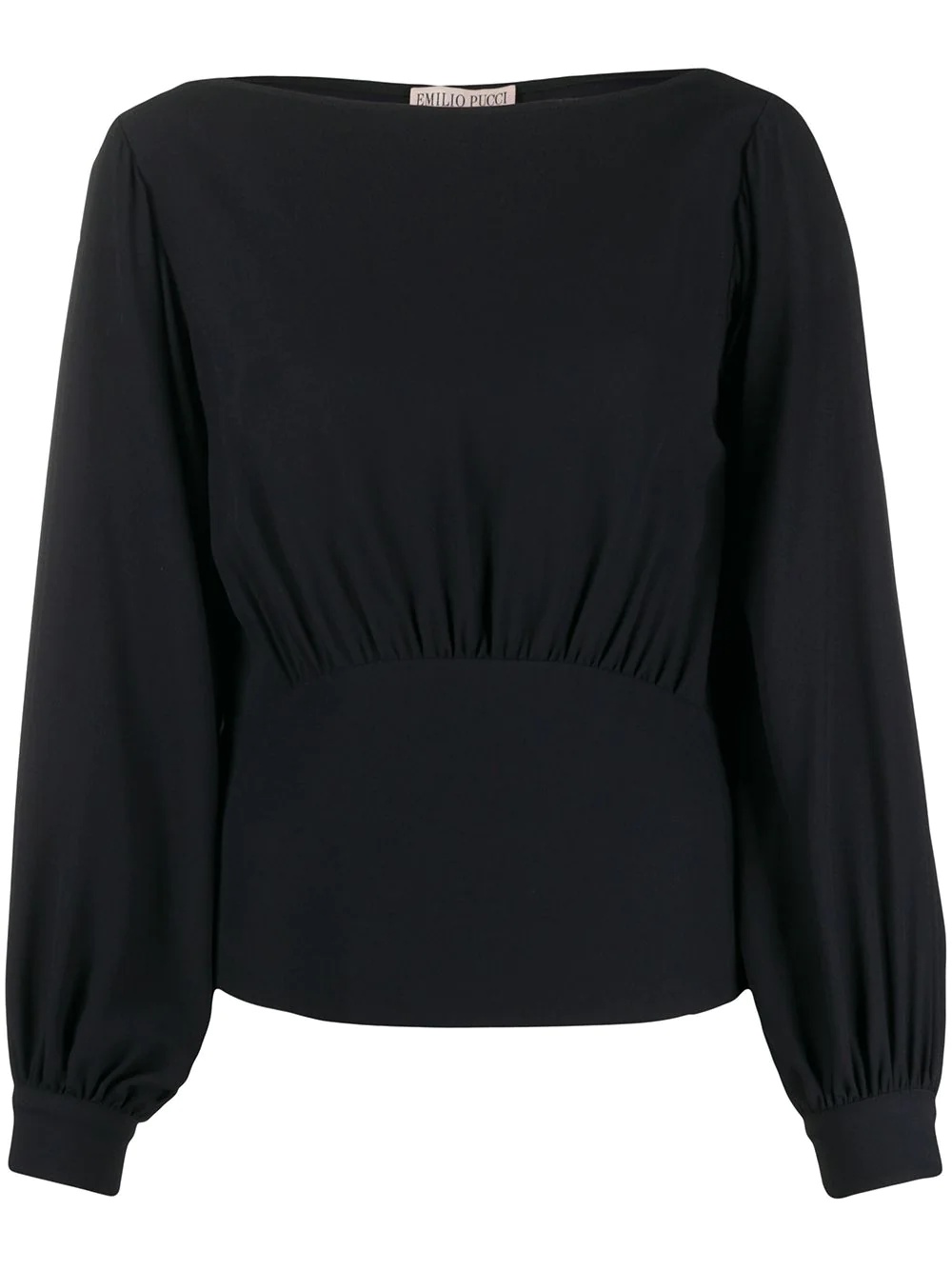 puff-sleeve blouse - 1