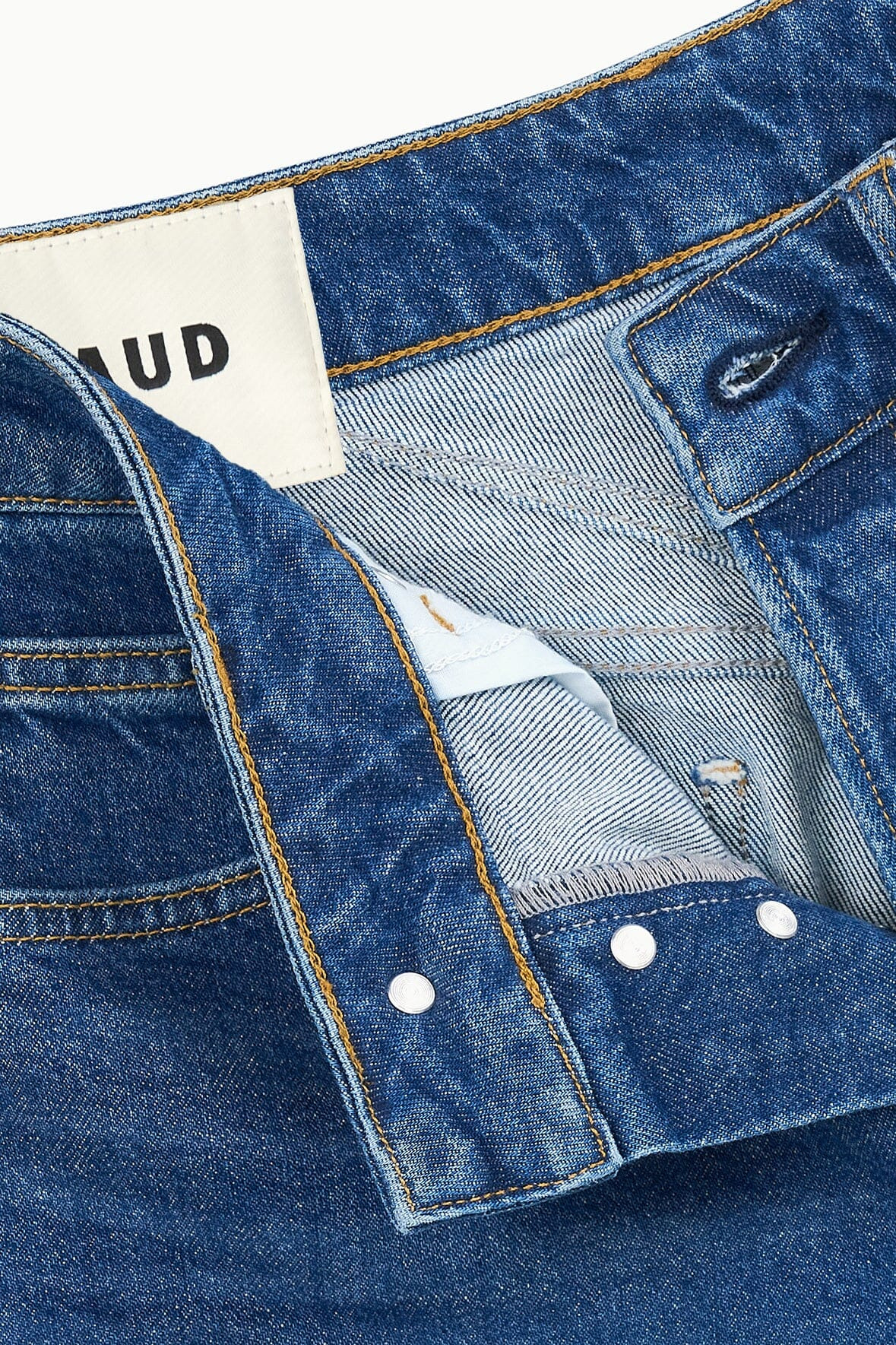 STAUD TEDDY STRAIGHT JEAN VINTAGE WASH - 9