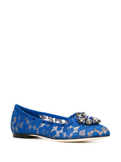 Dolce & Gabbana Vally Taormina lace ballerina shoes outlook