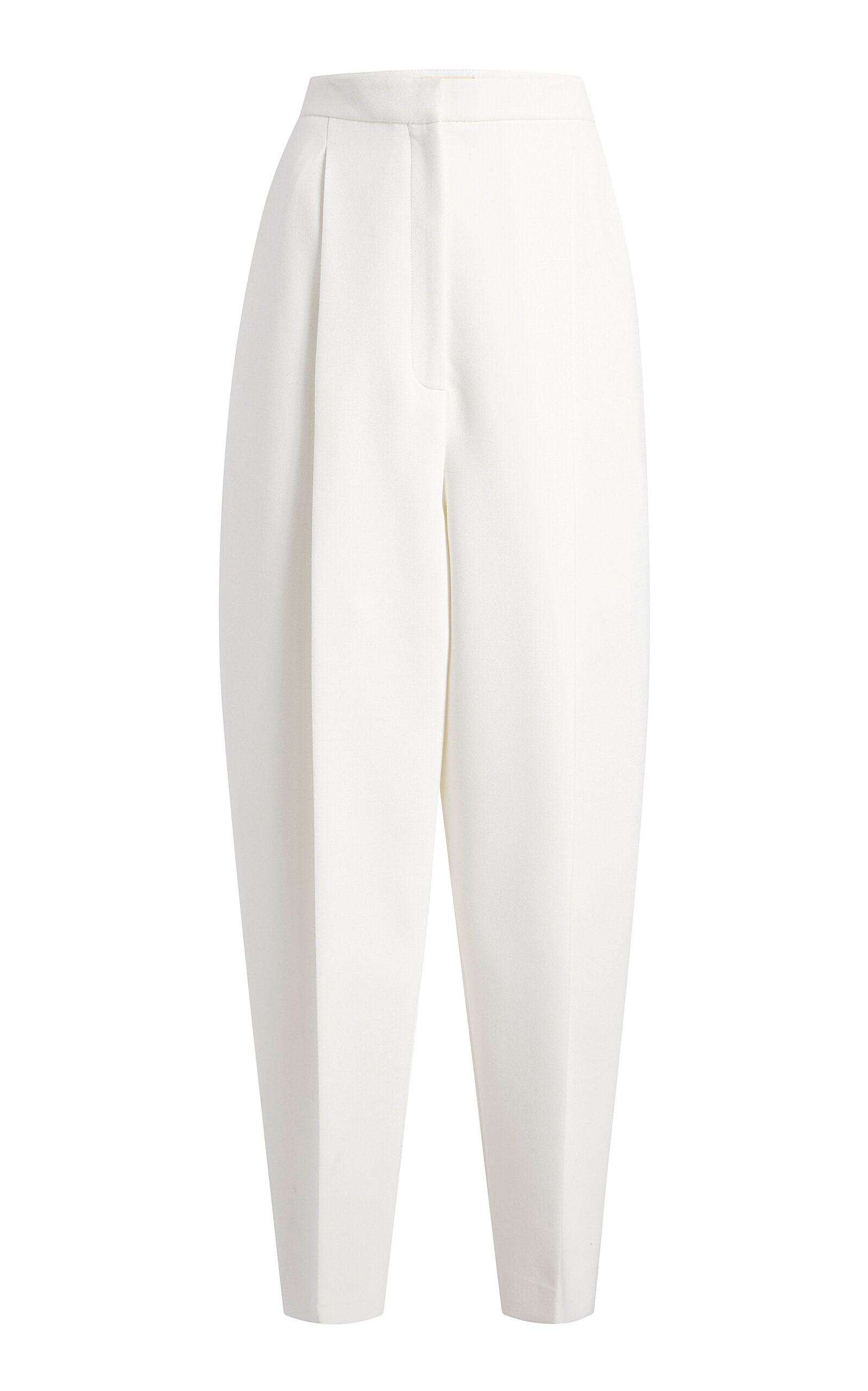 Ashford Pleated Tapered Pants ivory - 1