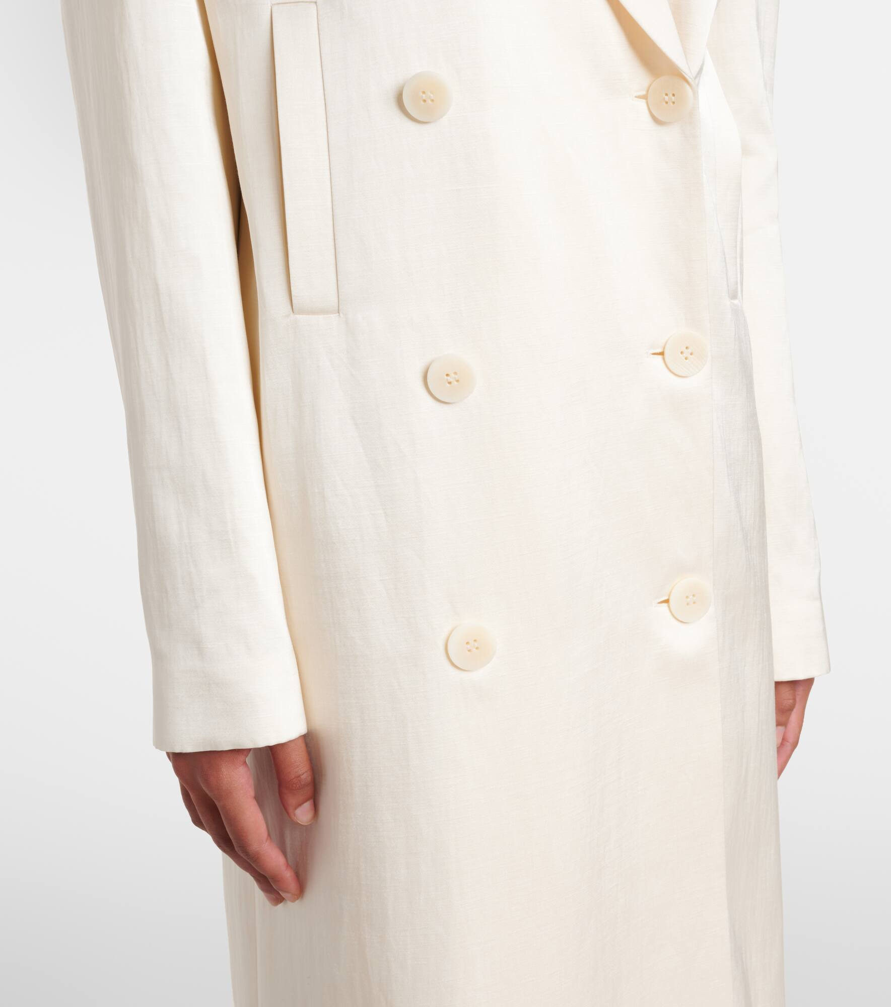 Floral-appliqué coat - 5