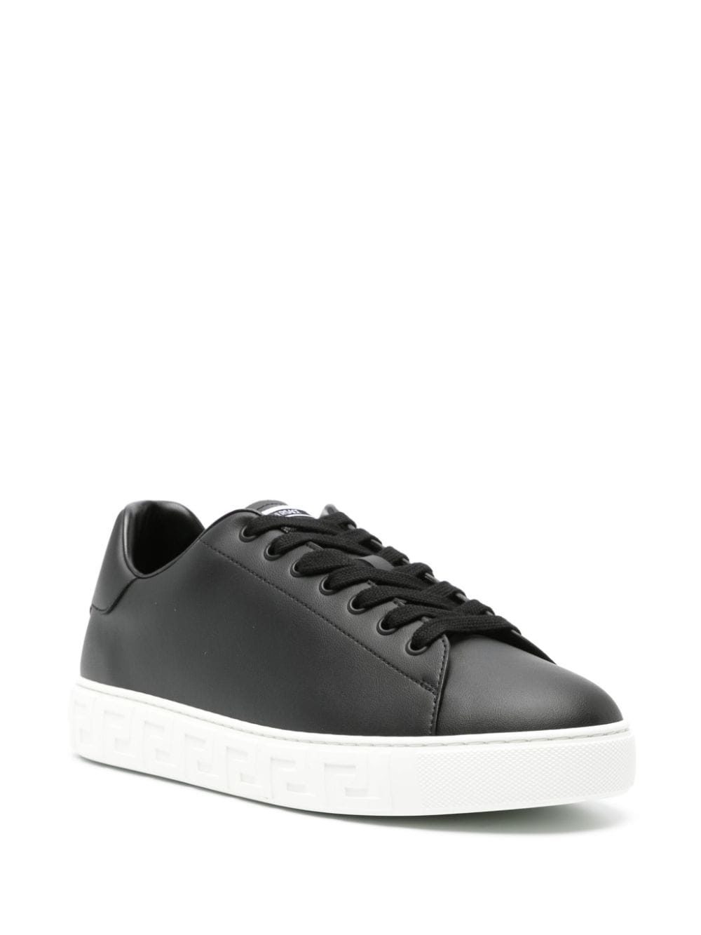 Greca faux-leather sneakers - 2