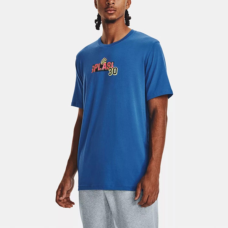 Under Armour Curry Splash Party T-shirt 'Blue' 1376803-481 - 3