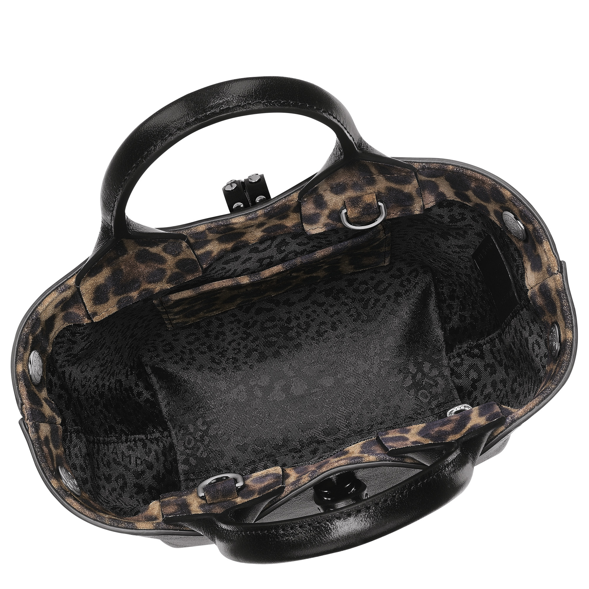 Le Roseau XS Handbag Black - Leather - 6