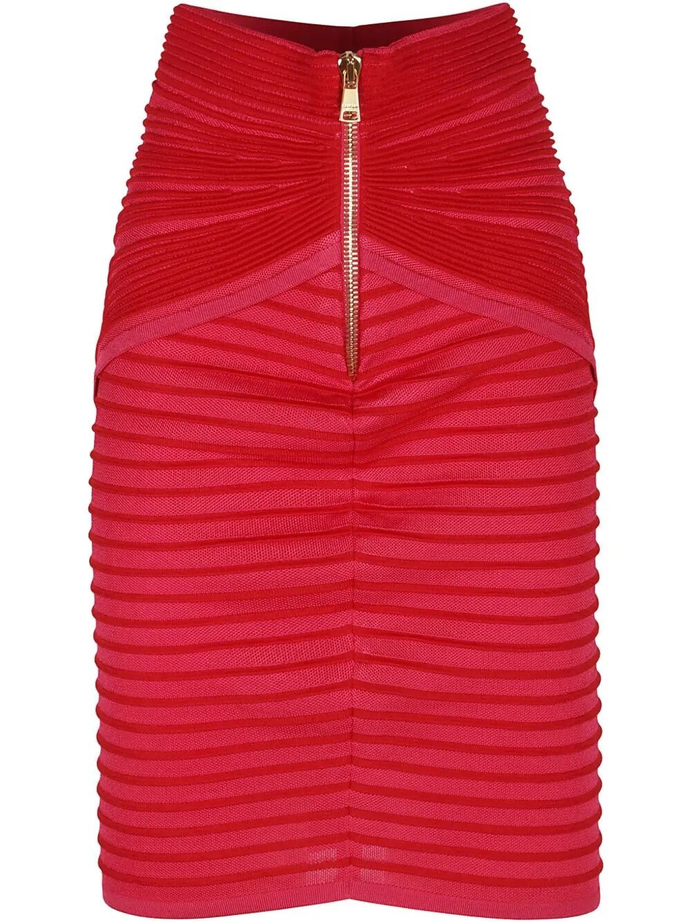 The FLECHAGE KNIT KNEE LENGTH SKIRT by BALMAIN is a stunning addition to your wardrobe, embodying el - 1
