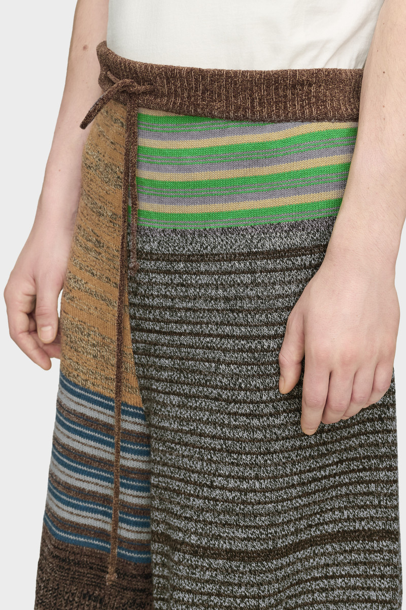 Patchwork Knit Shorts 5