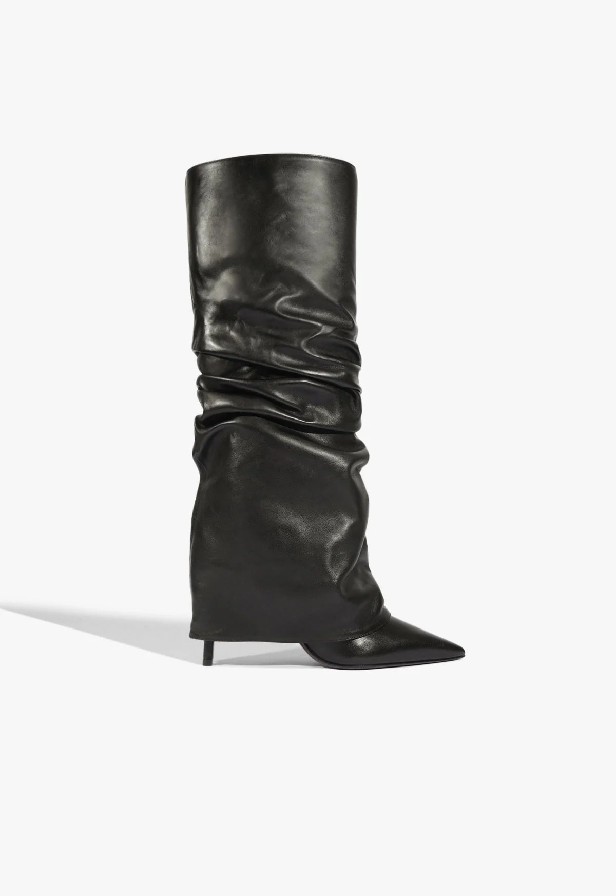 Mikki Up Cloak Leather Boot - 1