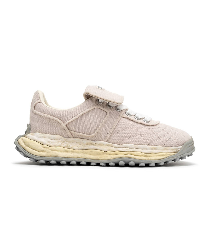 "SCOTT" OG Sole Vintage Effect Embroidered Canvas Low-top Sneaker 3