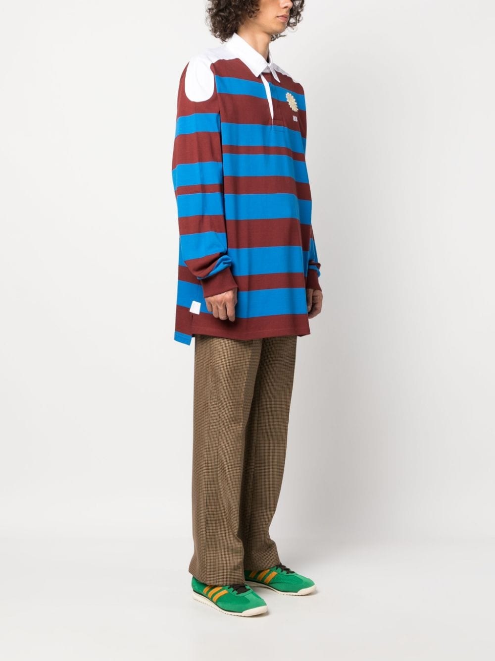 City horizontal-stripe polo shirt - 3