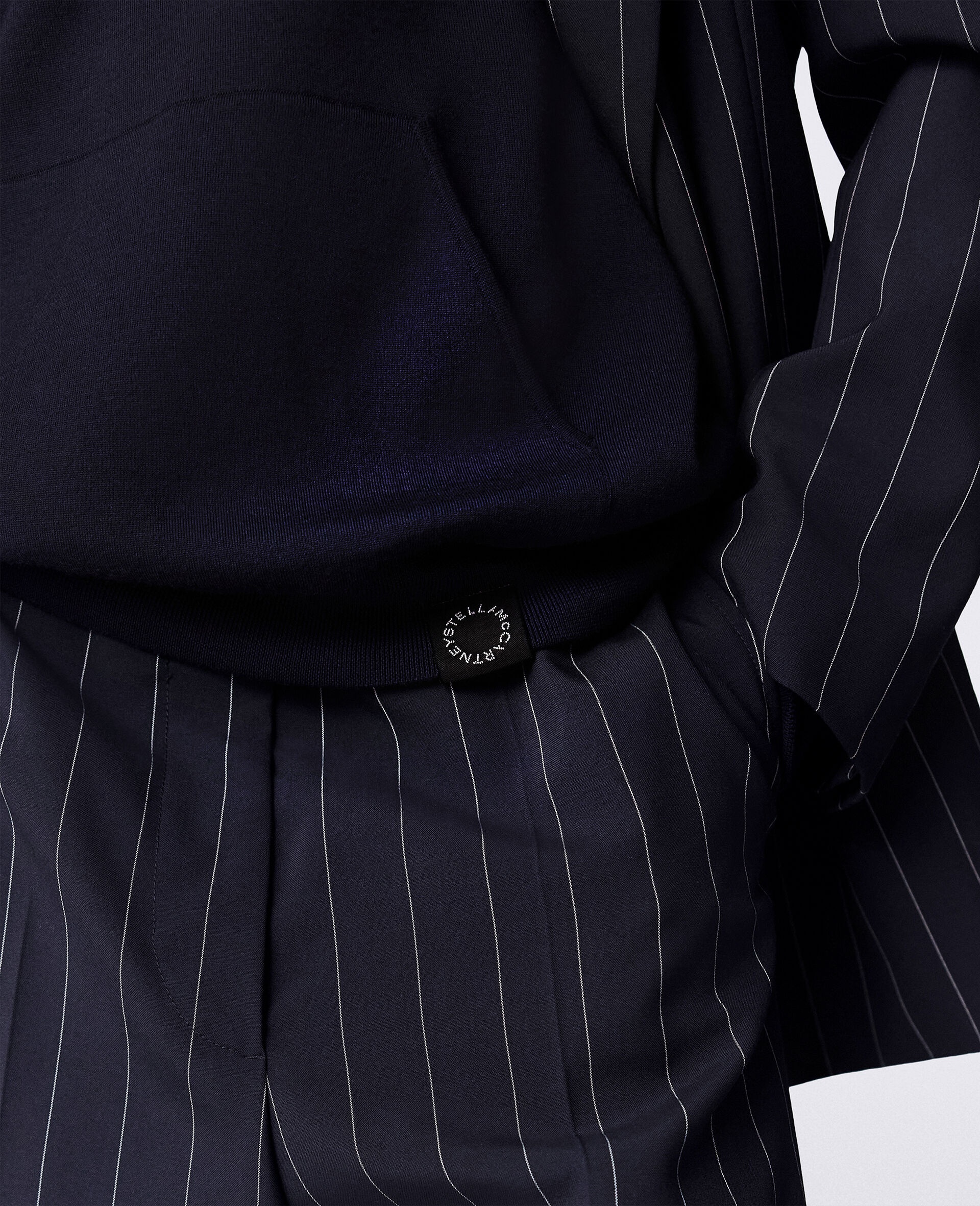Tailored Pinstripe Wool Shorts - 3