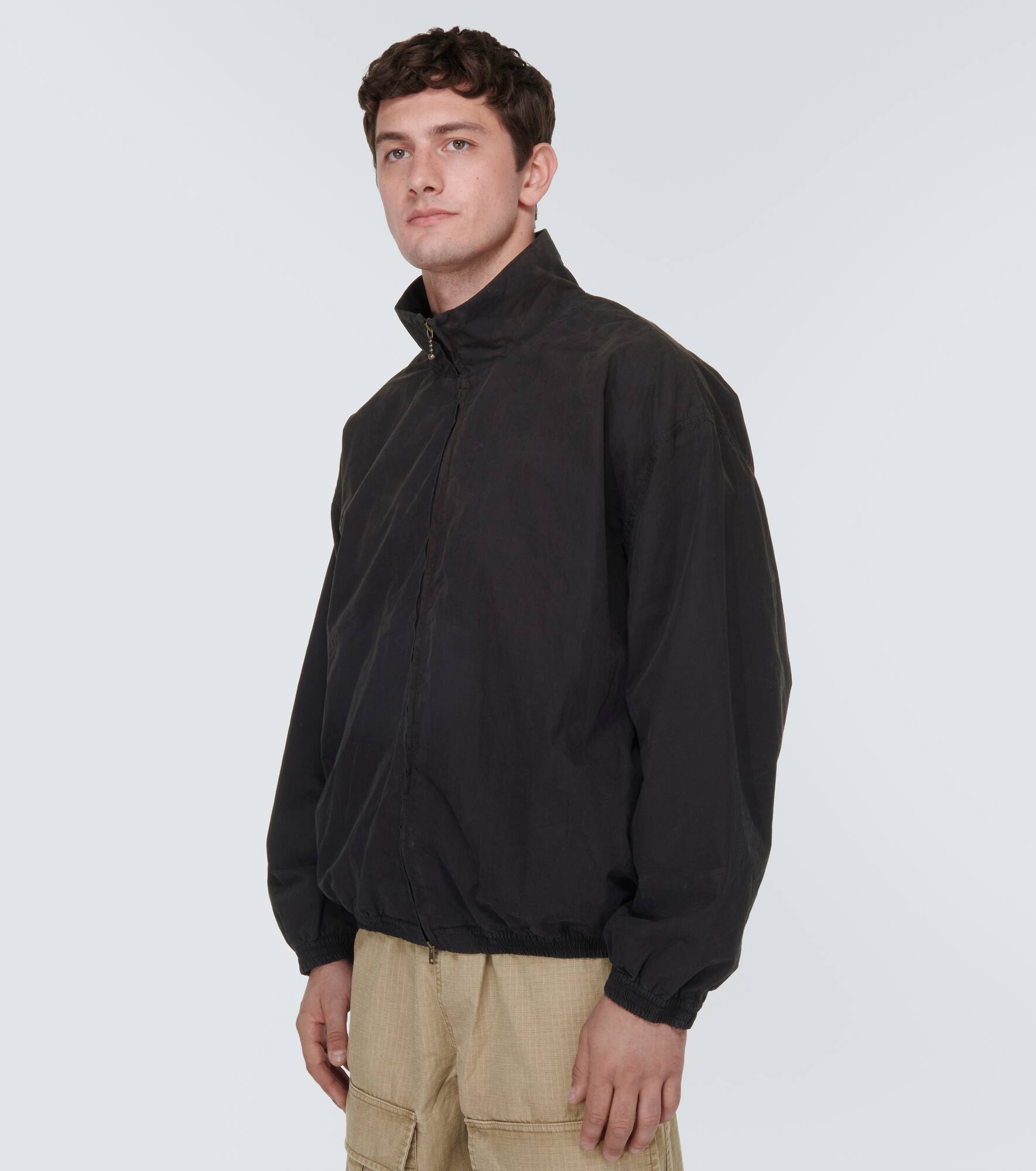 Logo cotton poplin jacket - 3