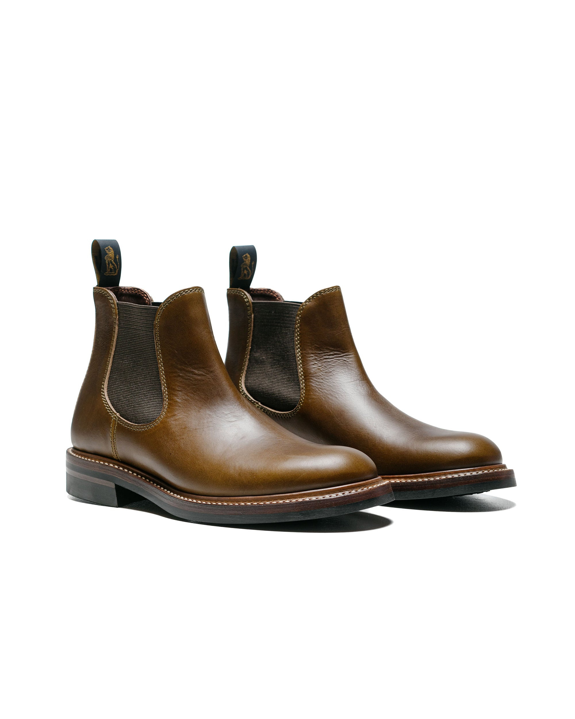Chelsea Boots Horween CXL Dark Olive - 2