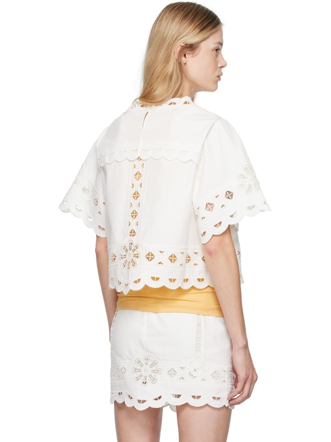 White Parissa Blouse - 3