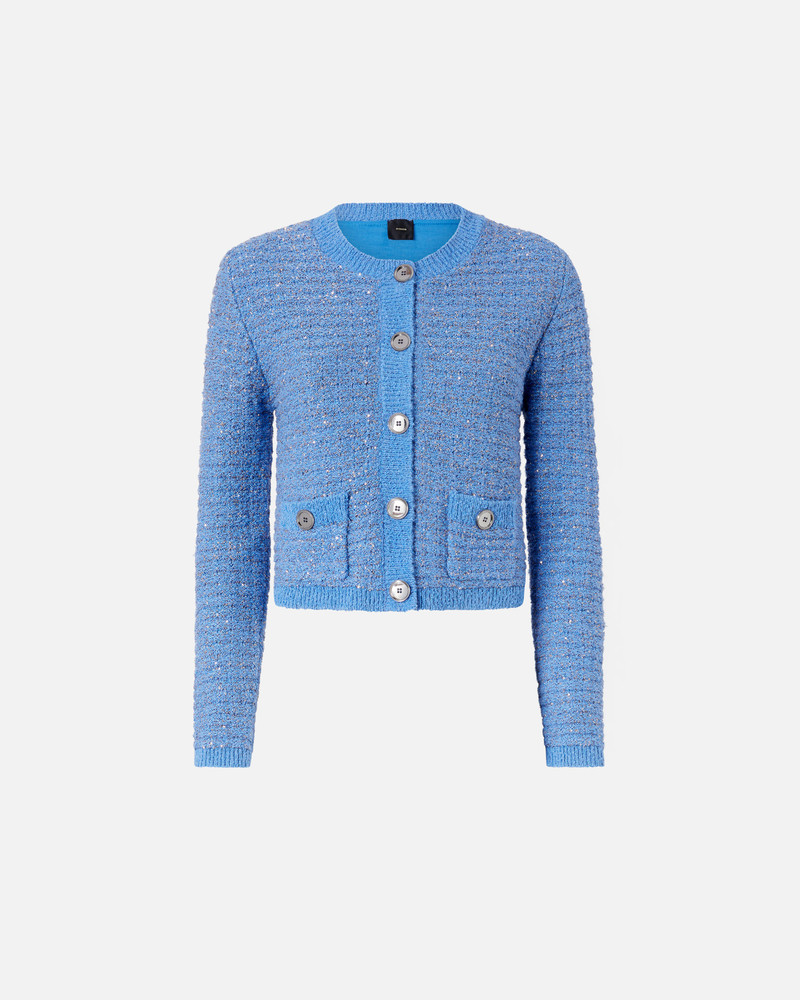 SHORT JACKET WITH SEQUINS AND BREAST POCKETS 1