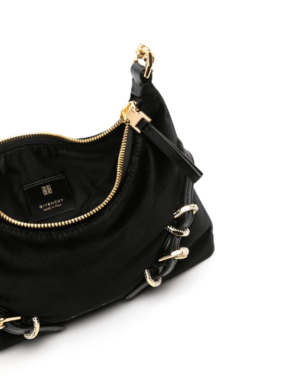 ショルダーバッグ・ポシェット GIVENCHY BLACK VELVET VOYOU PARTY SHOULDER BAG Givenchy Voyou Party velvet shoulder bag | REVERSIBLE