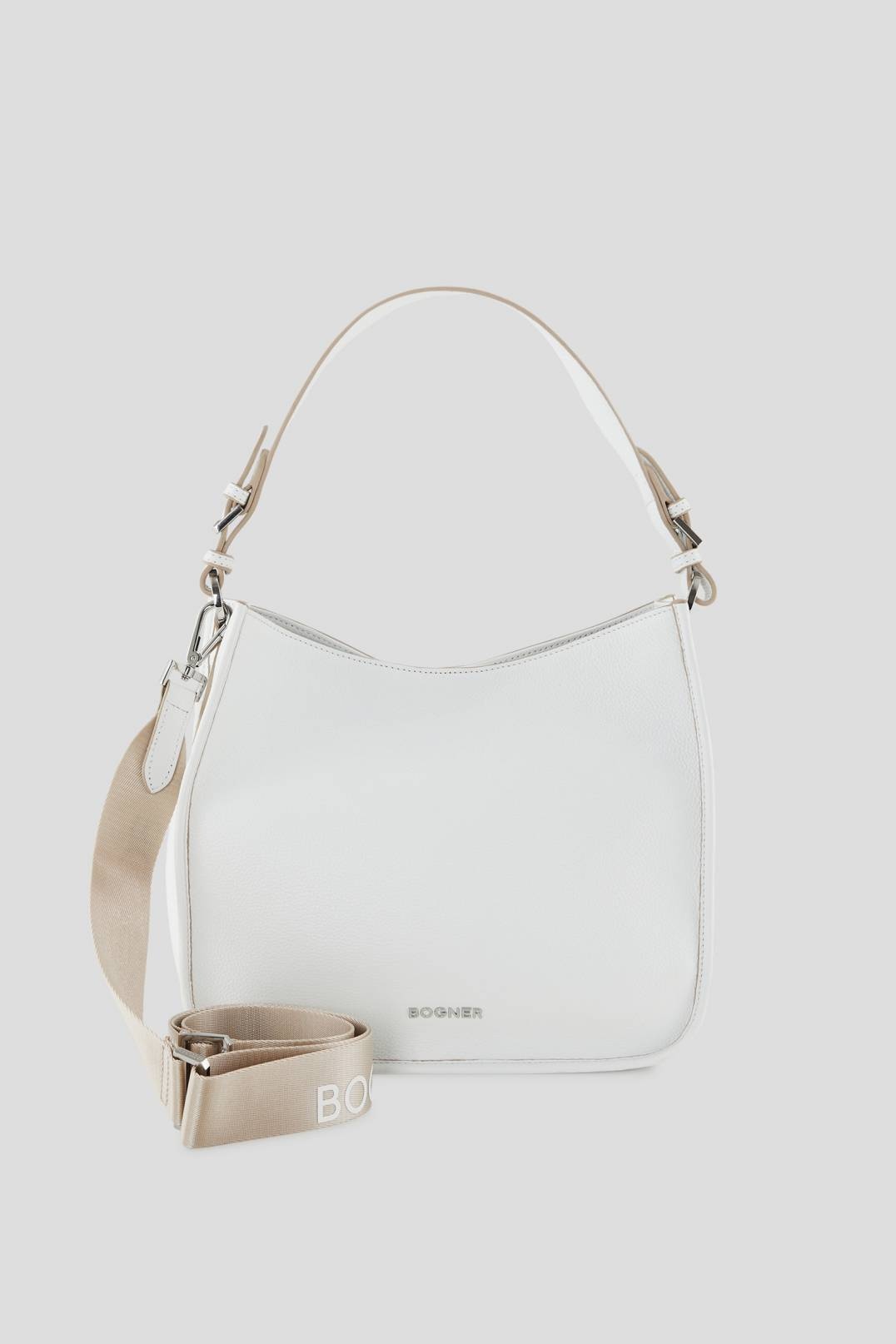 PONTRESINA SELENA HOBO BAG IN WHITE - 1