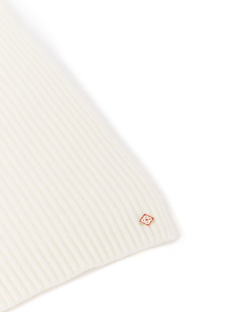 CASABLANCA ribbed wool scarf outlook