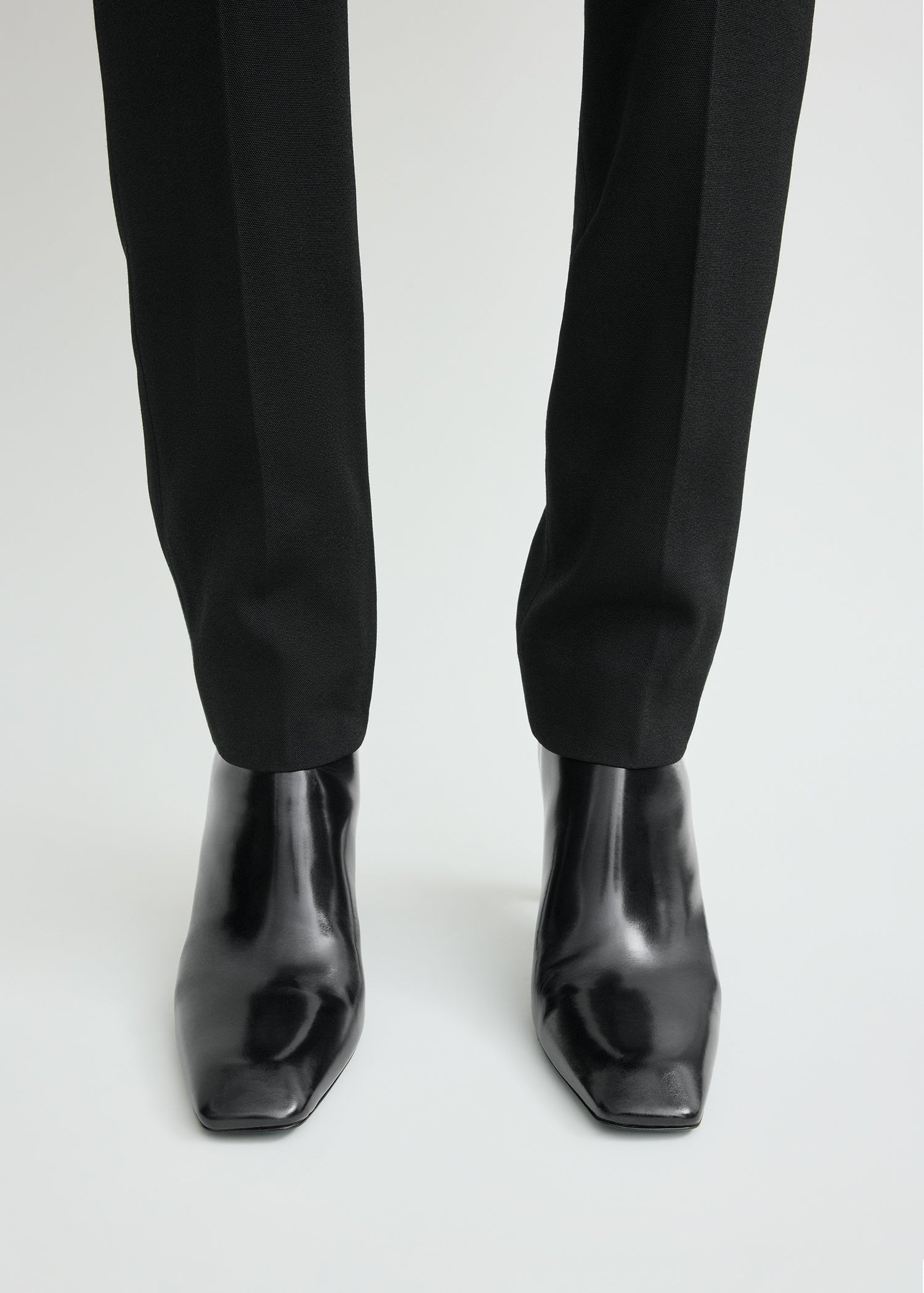 Bar glossy leather boots black - 2