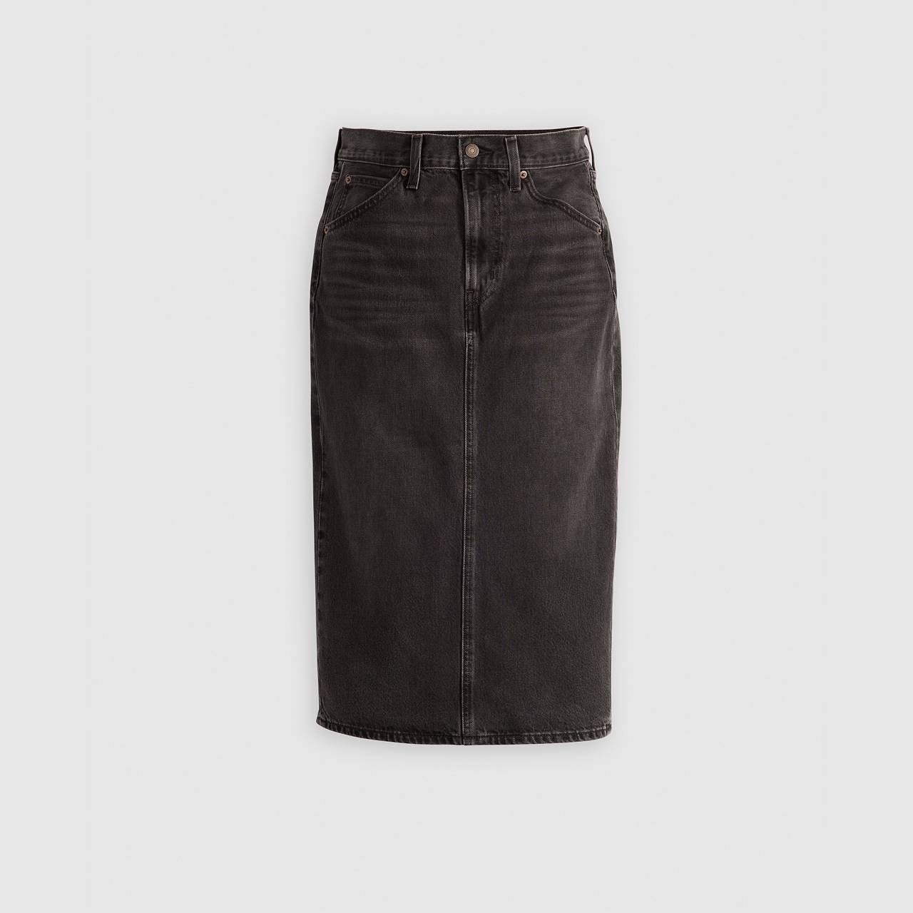 HIGH RISE SLIT SKIRT - 1