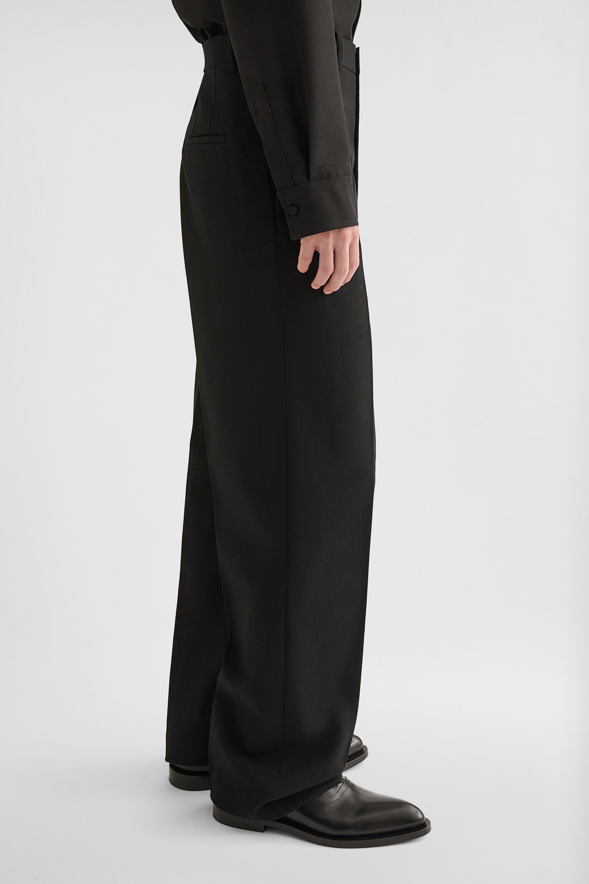 Wool Canvas Trousers - 4