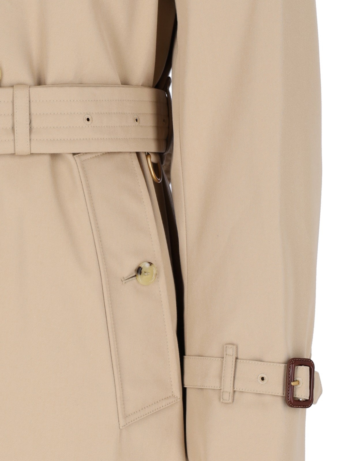 DOUBLE-BREASTED TRENCH COAT - 5
