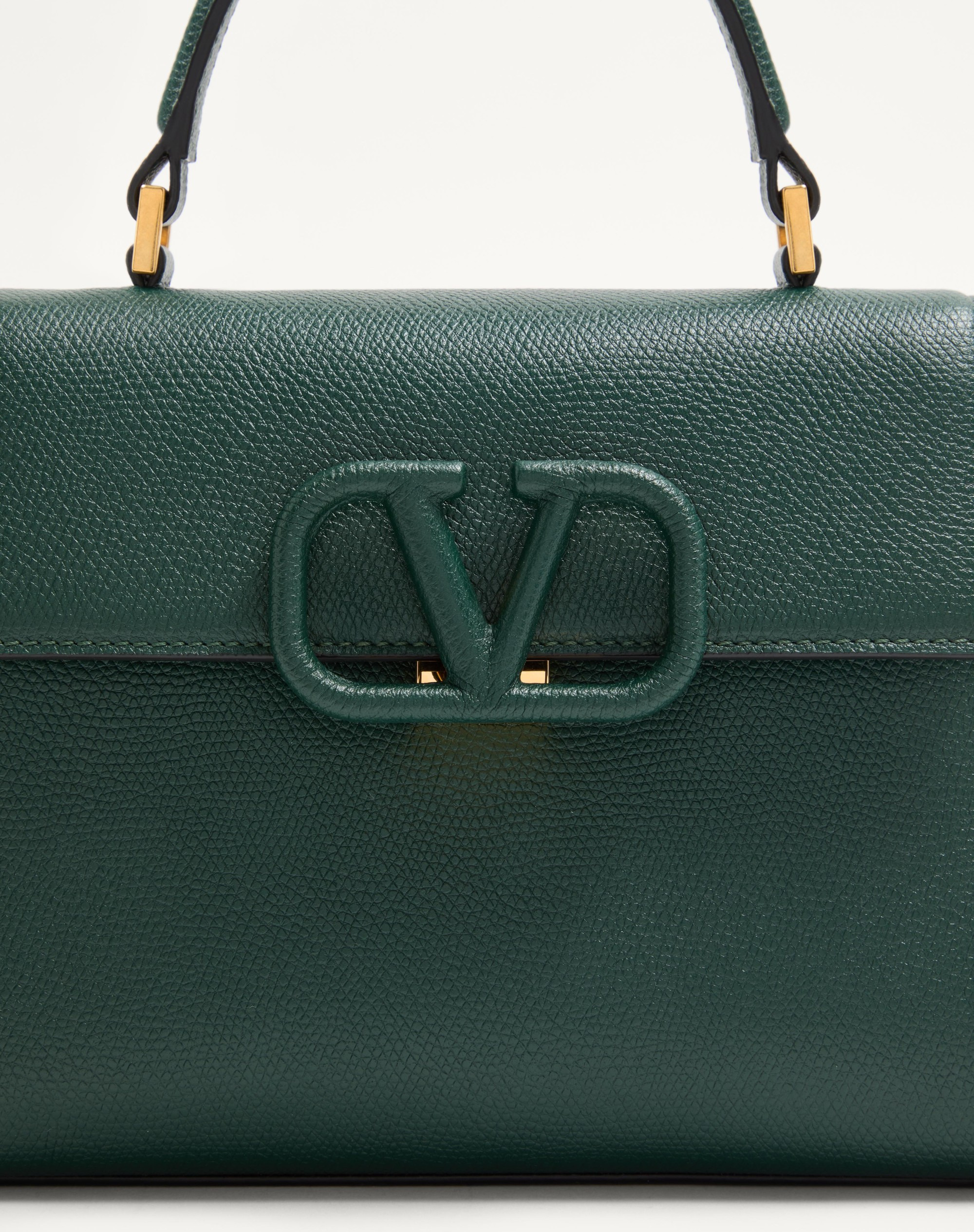 SMALL VSLING GRAINY CALFSKIN HANDBAG - 8