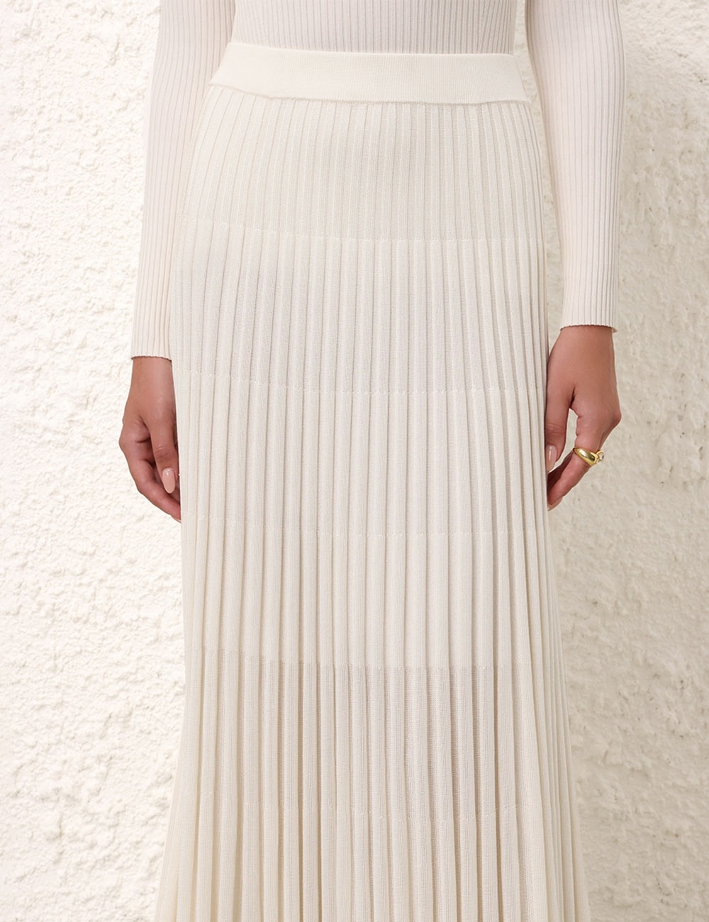 PLEATED MIDI SKIRT - 3