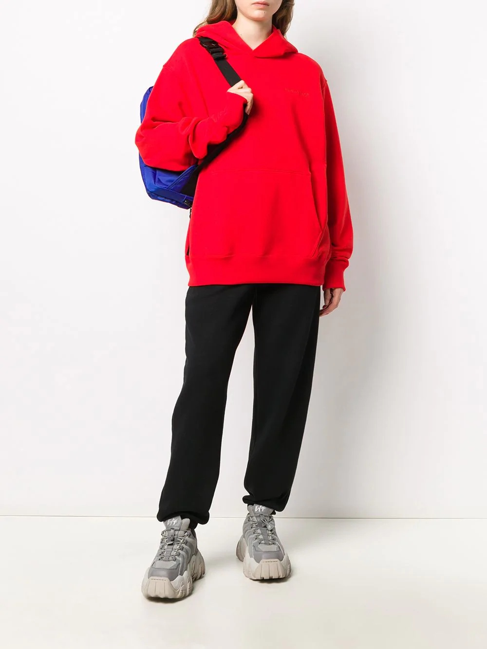 drop shoulder hoodie - 3