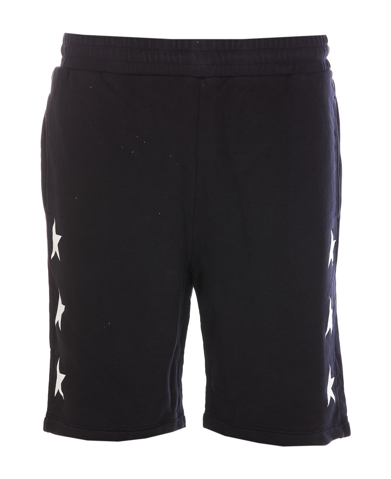 Shorts With Contrasting Monogram Print In Cotton Man - 1