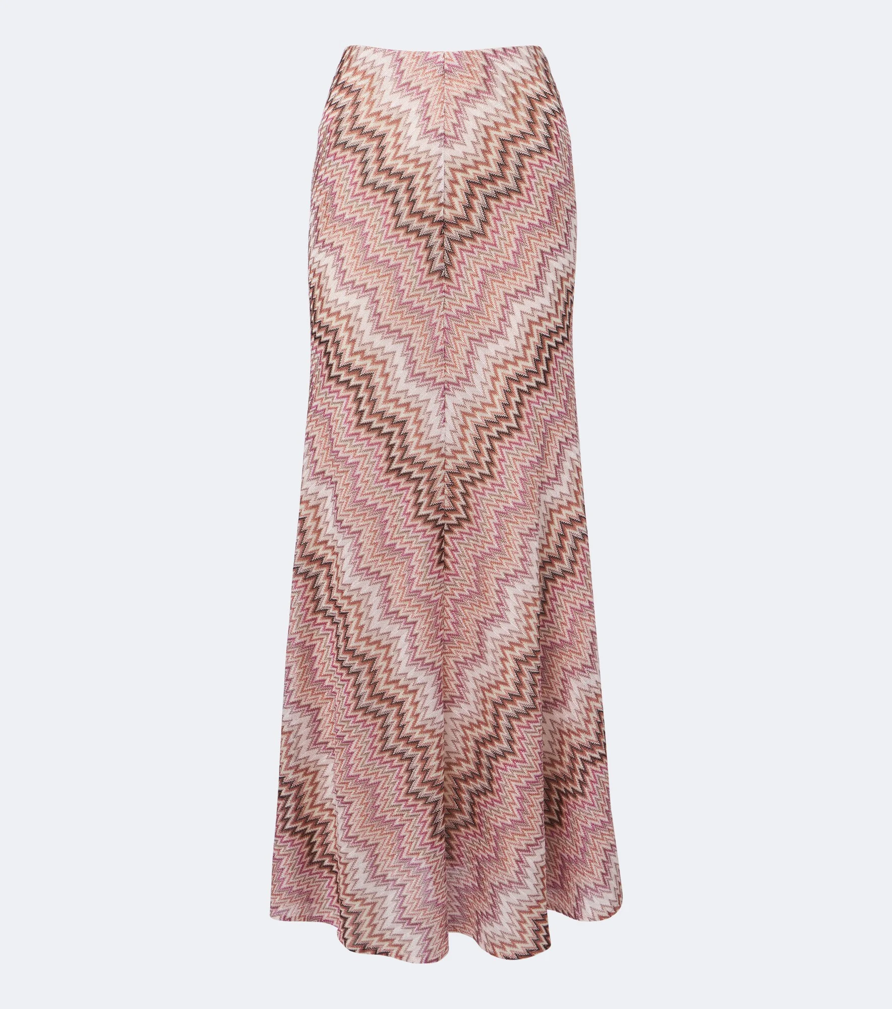 Zigzag knitted maxi skirt - 1