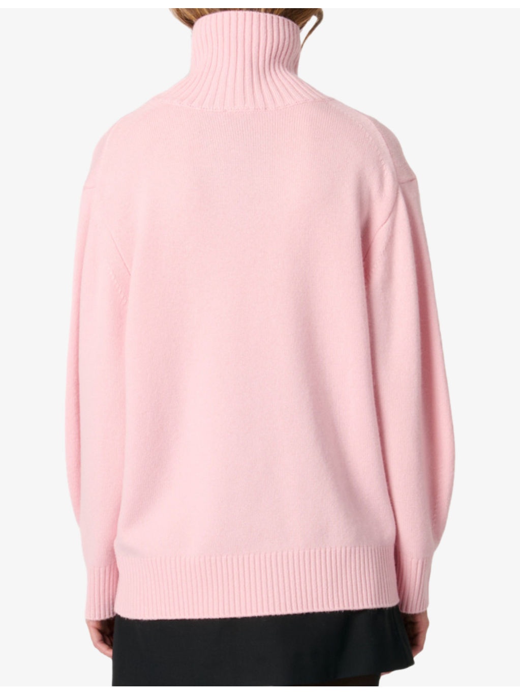 Roll-neck knitted wool-blend jumper - 4