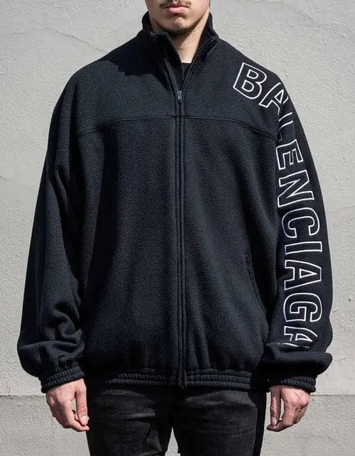 Balenciaga Black Logo Tracksuit Jacket - 4