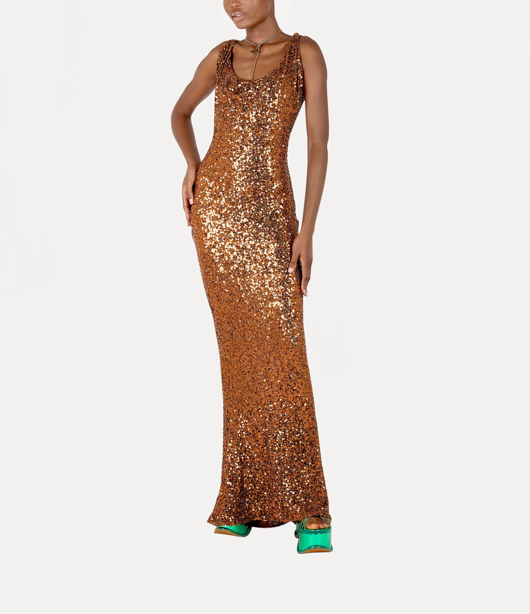 LONG LIZ JERSEY DRESS - 2