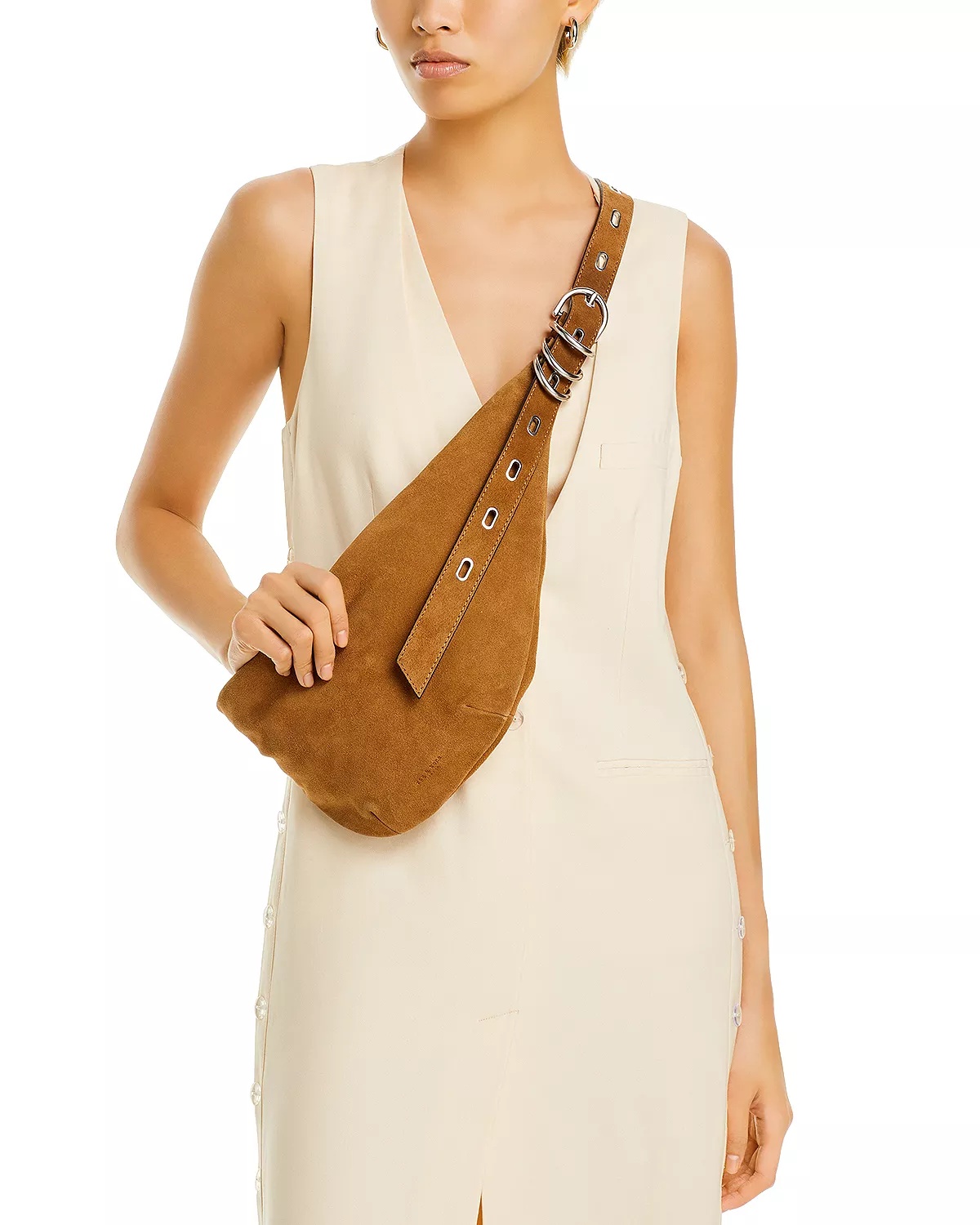【関税込み】rag & bone ブラウン Petra スリングバッグ Brown Petra Sling Bag by rag & bone on Sale