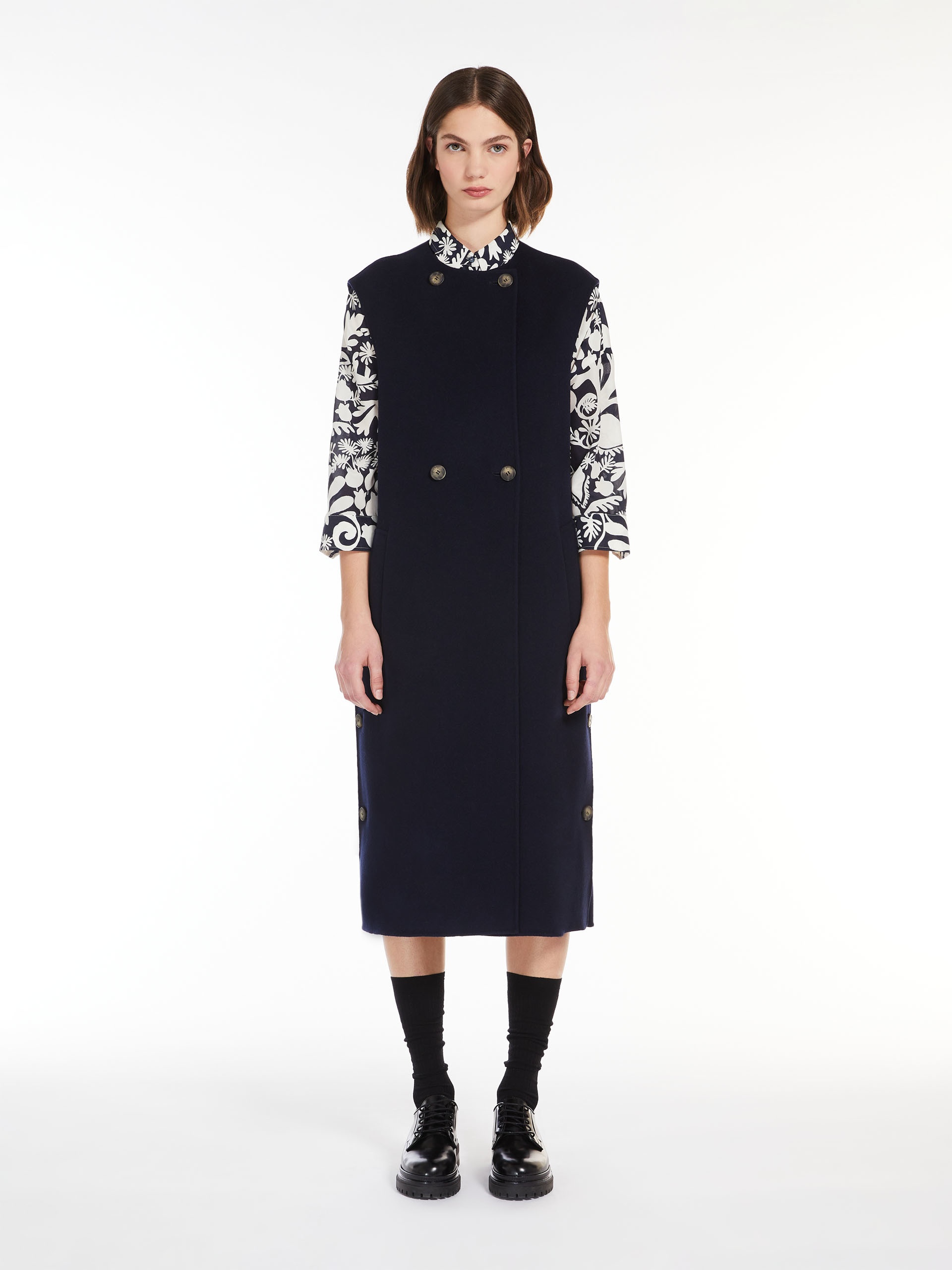 STECCA Double-breasted wool coat - 3